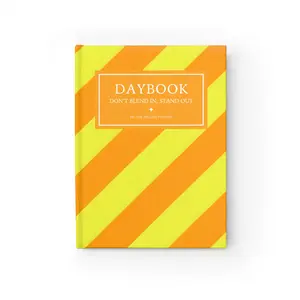NEON YELLOW-ORANGE | Diagonal Dual-Colors Daybook