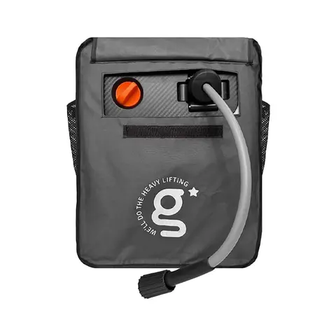 Giraffe Tools G20 Grandfalls Pressure Washer Protector Cover - Black Waterproof Fabric, Anti-UV Fade Resistance, Compact, Stopanywhere Lock, Wall Mount, 65ft Hose Storage, Mesh Pocket, Rotating Bracket, Household Appliance Accessory for Pressure Washing