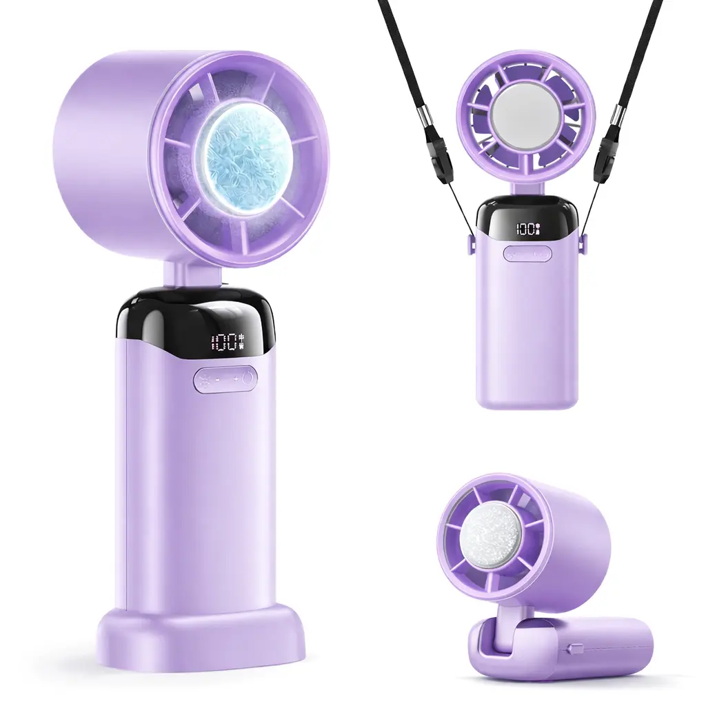 Mini Fan Fast Portable Ice Cooling Handheld Fan, 199 Speed Adjustable Turbo Fan, Fast ...