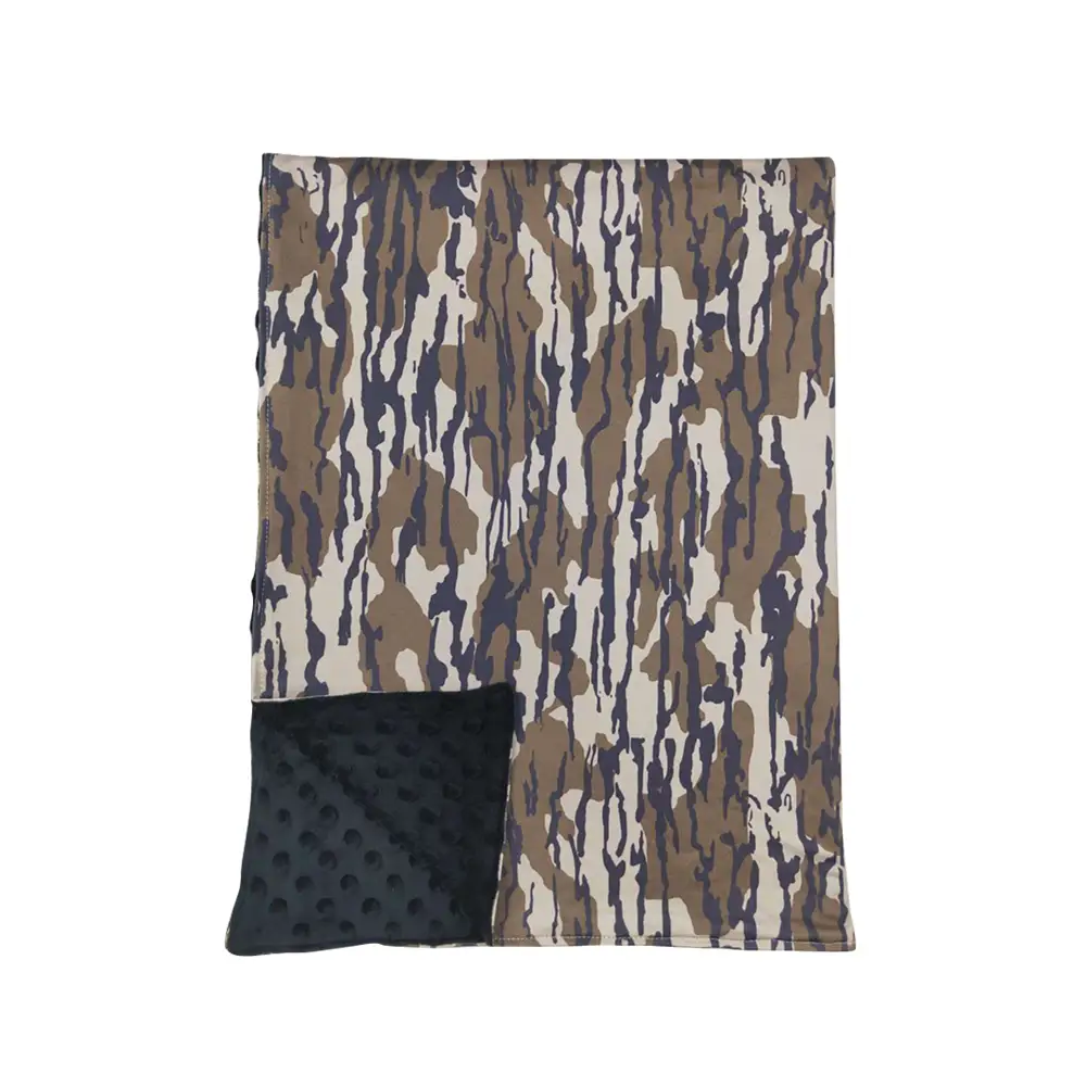 BL0147-hunting camo milk silk kids clothes blanket 29*43 inches