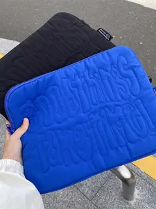 1PC Creative Letter Minimalist Cool Mac Laptop iPad Tablet Inner Tank Storage Bag Laptop Sleeve Laptop Bags 11 &13 &15 inch Anti drop Shock Absorber