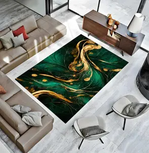 Marble Rug, Green Yellow Marble Rug, Marble Decor Rug, Living Room Rugs, Hallway Rug, Gift Rug, Modern Rug, Green Rug, Fashion Area Carpet