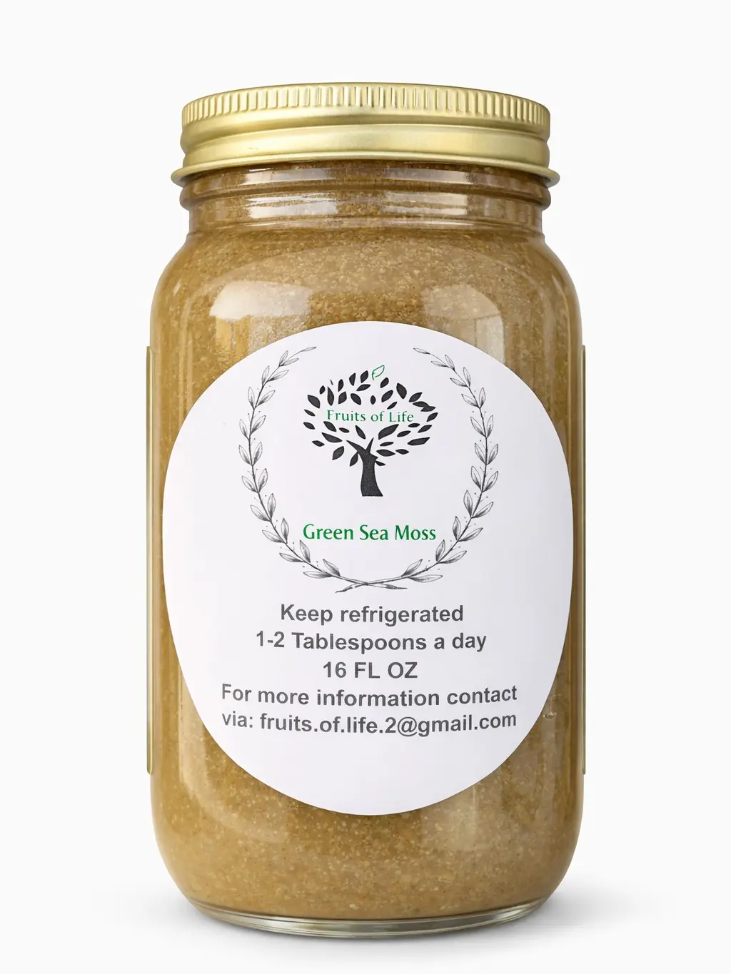 Fruits of Life Green Sea Moss Gel