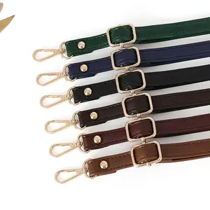 Width 1.5CM leather bag strap adjustable strap for bag Punch-free crossbody bag strap,shoulder strap