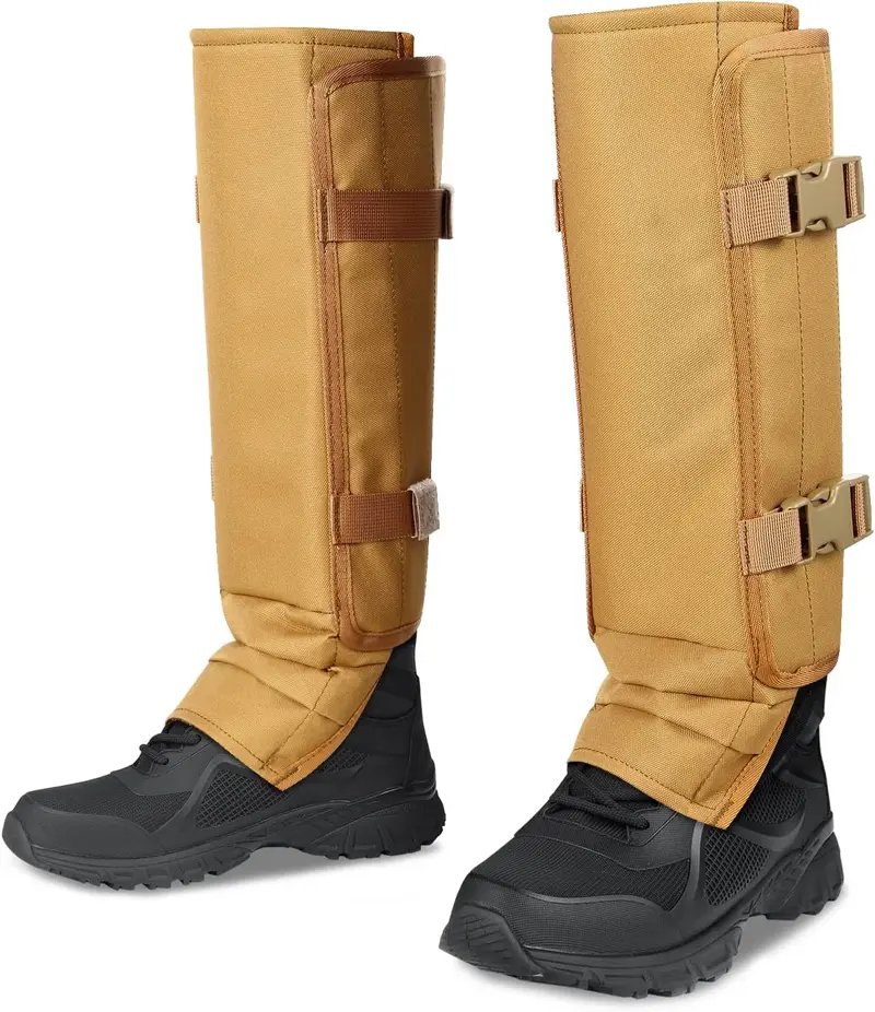 Snake Gaiters,  Snake Chaps Snake Gaiter for Men Women, Adjustable Snake Bite Protection Snake Guards