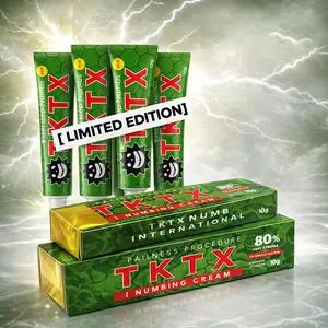 Tattoo Numbing Cream (4 Pack) - For Tattoos - Limited Edition Painless Procedure 80% Very Strong 10g