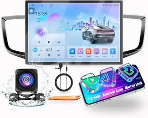 for Honda Pilot Ridgeline 2016-2022 Car CarPlay Android Auto Navigation Stereo GPS Radio Reverse Camera Display 13.1" QLED Touchscreen Headunit Tablet Pad Media Player, if Applicable Octa Core 2G+32G