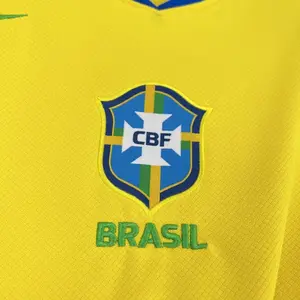 Brazil Inspired Black Football Jersey – WC 2026 Men’s Fan Shirt