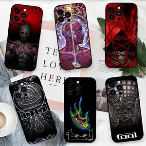 Classic Tool Band Lateralus For iPhone 11 12 13 14 15 16 Pro Max Plus Black Soft Case Shell