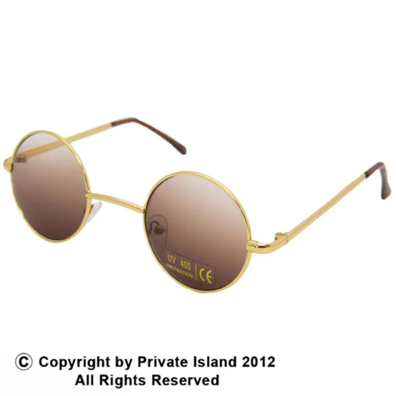 12 PACK John Lennon Gold Glasses WS1099D