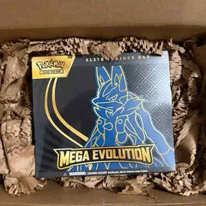 Pokémon Mega Evolutions Elite Trainer Box ETB Lucario Trading Card Game Collectible