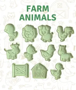 Farm animal 2'' cutter and stamp