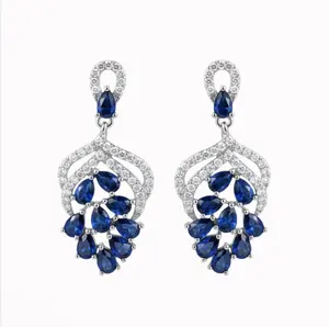Navy Blue Earrings