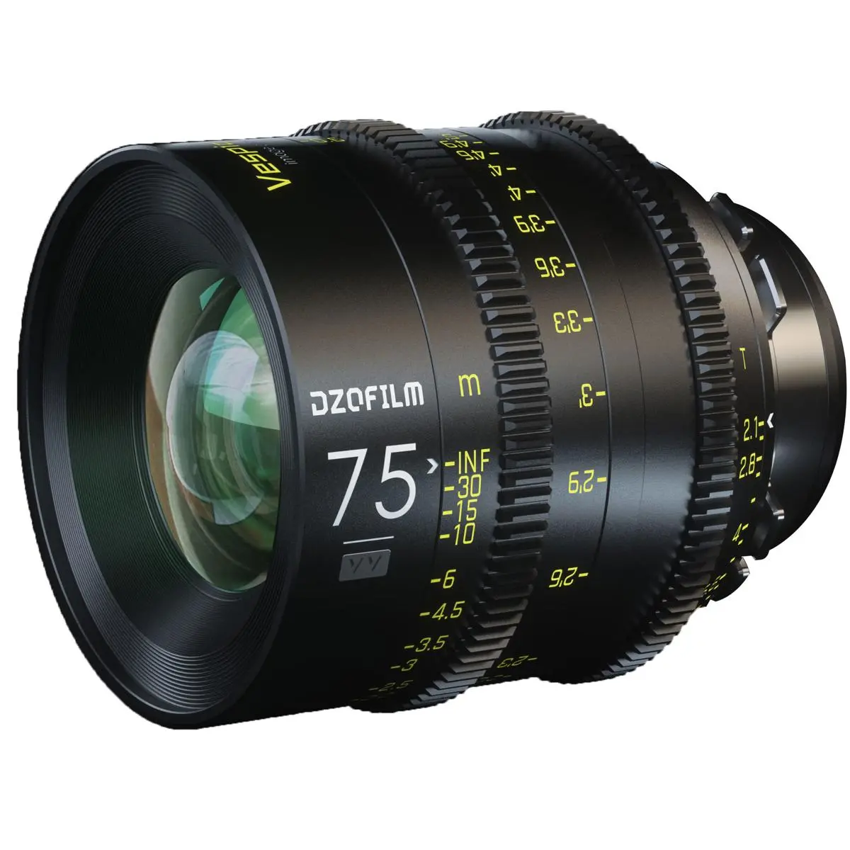 DZOFILM Vespid Prime 75mm T2.1 Compact Magnetic Rear ND Filter Cinema Camera Lens for PL, EF Mounts