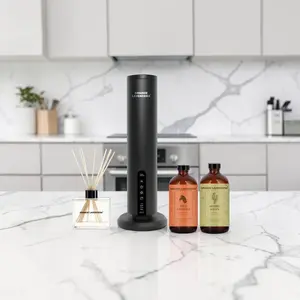 Grande Lavendera Ultimate Diffuser Bundle | Smart App Waterless Diffuser + Reed Diffuser Set + Two 6oz Fragrance Oils | Over 52% Off