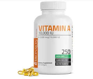 Bronson Vitamin A 10,000 IU Premium Non-GMO Formula Supports Healthy Vision & Immune System and Healthy Growth & Reproduction, 250 Softgels