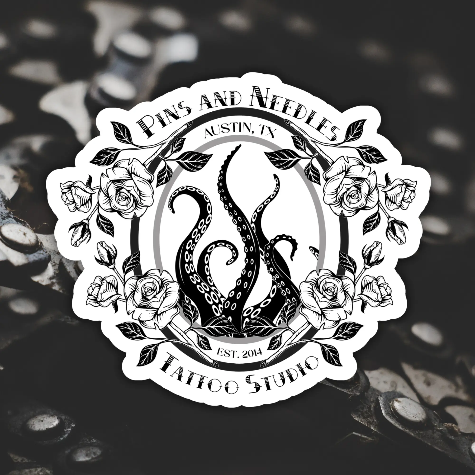 Pins & Needles Sticker - "Under Locke" Mariana Zapata