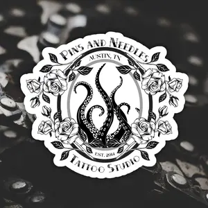 Pins & Needles Sticker - "Under Locke" Mariana Zapata