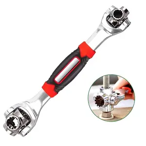 52 in 1 Universal Wrench Multifunction Socket Wrench 360° Rotating Head Spanner for Car Bike Home Repair