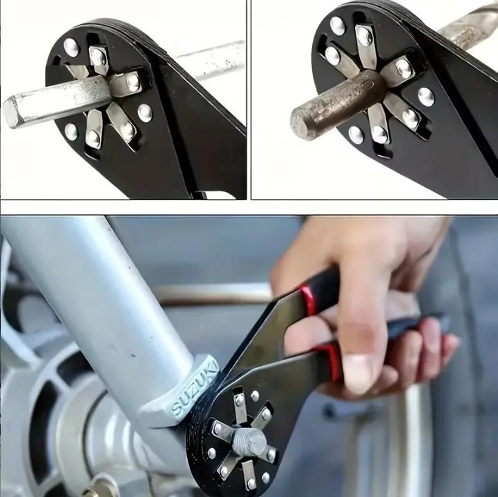 One 6-inch and one 8-inch Bionic Wrench | 14 Wrenches in 1 | Grips Bolts on All Six Sides | Patented Design Multiplies Gripping Force | Great Gifts for Men, Dad, and Gadgets for Men
