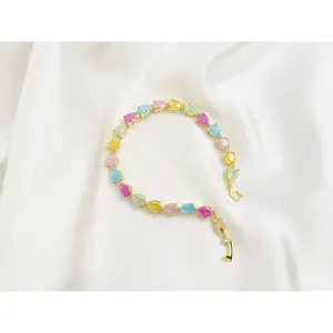 TD Bohemian Style Wrap Bracelets or Bangles in Rainbow Colors