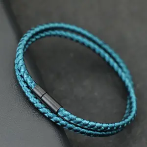 Braided Keel Rope Bracelet Men Personalized Magnetic Braided Model Double Layer Nautical Braclet Gifts For Him Pulseria