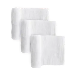 Cotton Muslin Swaddle Blanket 3 Pack - White