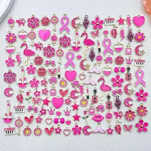 Lacquered Metal Charms