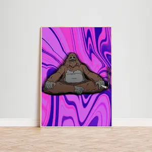 Sassy the Sasquatch Big Lez Poster, Comedy Bigfoot Movie Print Art Decor Home Room