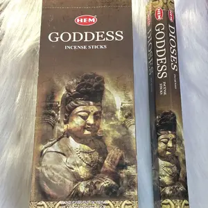 HEM Goddess Incense Sticks - Hand Crafted in India - Aromatic Rituals for Home & Spa