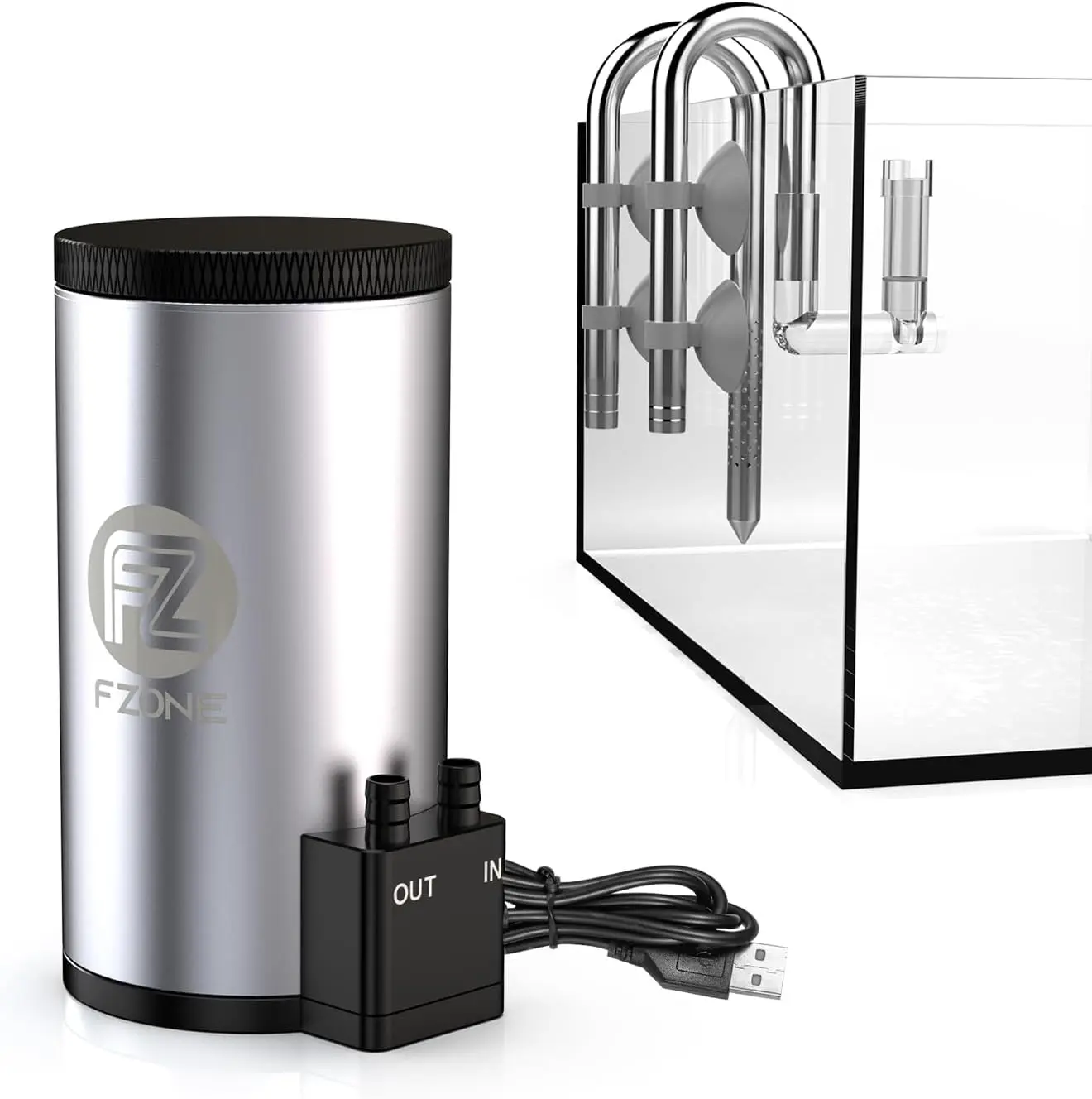 FZONE Aquarium Filter Kit,  External Canister Filter for Small Tanks
