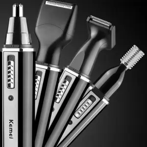 Km-6630 Multifunctional Set Nose Hair Trimmer, Hair Clipper, Shaver, Eyebrow Razor, Four-In-One Grooming Tool Kit