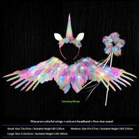 Wings + Unicorn Headband + Stick