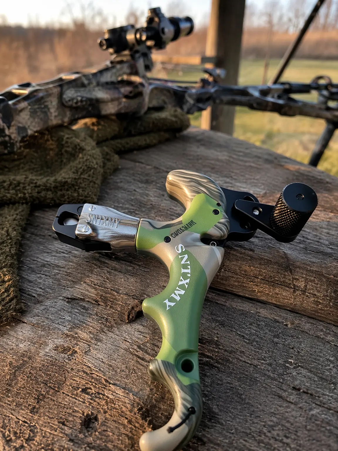 4-Finger Colorful Aluminum Archery Thumb Release Trigger, 360° Rotatable High Precision Bow Release Aid, Compound Bow Assist Device for Archery Hunters & Enthusiasts,bow release,compound bow accessories,archery release,archery accessories