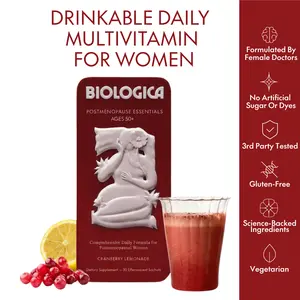 Postmenopause Essentials - Advanced Vitamins and Minerals Supplement for Daily Health & Nutrition Support for Postmenopausal Women
