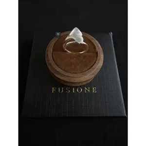 Adjustable S925 Silver ginkgo ring