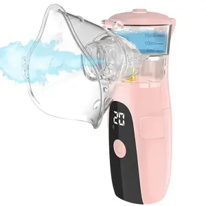 Luxury Lightweight Handheld Smart Nebulizer for Adults, USB-Powered Rechargeable Quiet Beauty & Personal Care Appliance with Self-Cleaning Mode, Gentle for Sensitive Skin for Home & Travel Use