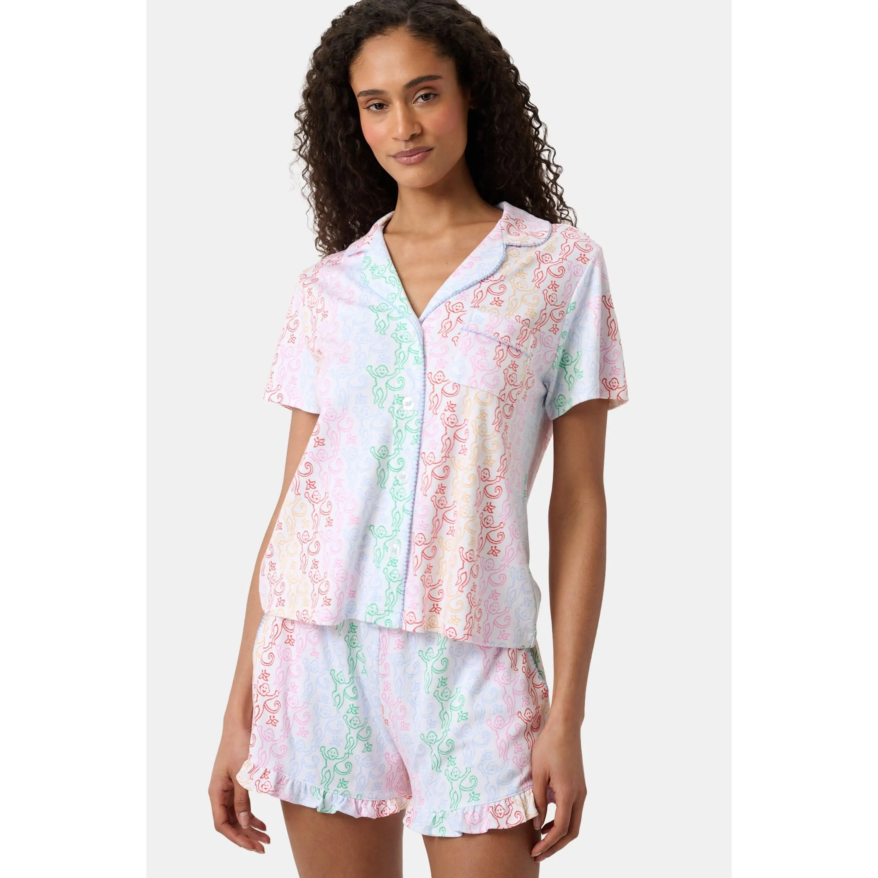 Disco Monkey Wyatt Polo Pajamas