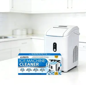 Ice Machine Cleaner Maker Descaler - 24 ACTIVE Clean Tablets Compatible with Frigidaire, Opal, GE Profile, Kitchenaid, Nickel Safe Scale Remover for Countertop, Nugget Ice Makers Bulk 1 Year Supply
