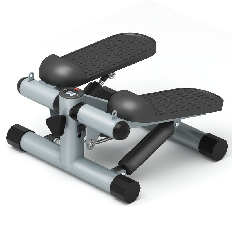 Steppers for Exercise, Space-saving Stair Stepper with Resistance Bands, Mini Stepper for Home And Office Use with 330LBS Loading Capacity, Hydraulic Fitness Stepper with LCD Monitor senior citizen