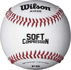 Wilson A1228 Soft Compression Practice Balls w/ Small Bucket -- 2 DZ