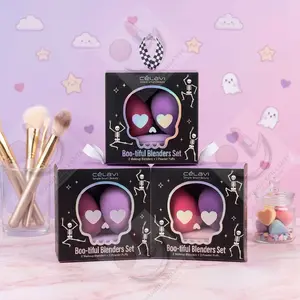 Boo-tiful Blenders Set 2 Makeup Blenders+3 Powder Puffs