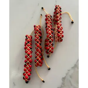 3 Row Peony Protection Bracelet