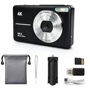 Fhd 1080P Digital Camera, SD Card Expansion Supported, 18x Digital Zoom, Portable Mini Camera for Teens Students, Gift Idea