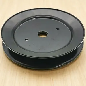 Husqvarna Lawn Mower Belt Pulley 153535, Metal Idle Wheel Main Shaft Parts, Replacement Gear Component for Lawn Equipment Maintenance