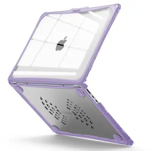 IBENZER Hexpact Heavy Duty Protective Case with Screen Lock for MacBook