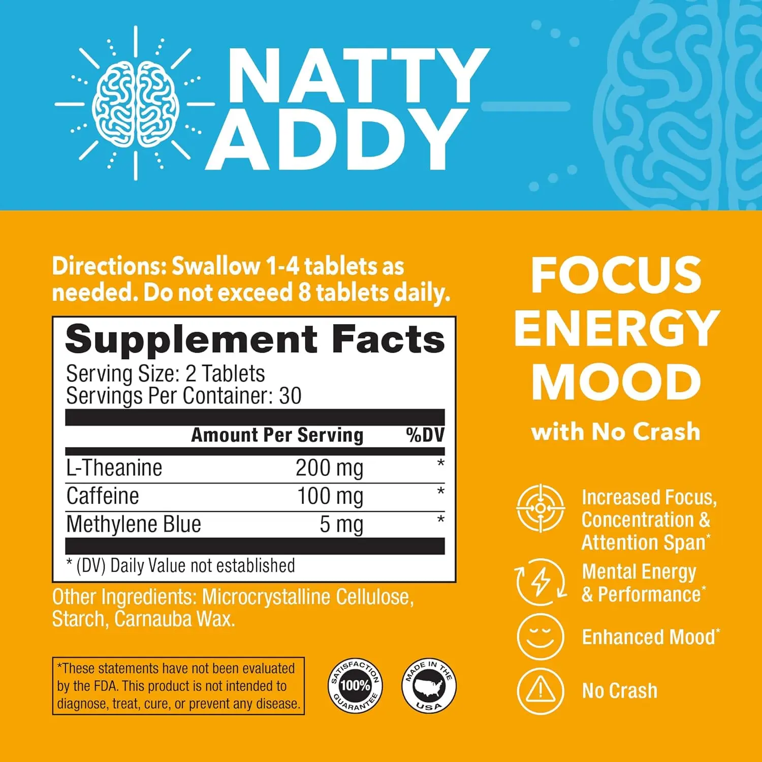 Natty Addy Brain Support Capsules for Focus and Clarity - TikTok Shop