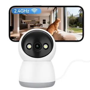 2.4G Pan/Tilt Security Camera,WiFi Indoor Camera for Home/Baby/Pet