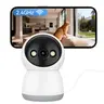 2.4G WiFi Indoor Wireless Surveillance Camera - AI-Powered 355-Degree Home Security Camera System, Color Night Vision, Human Motion Detection, 24/7 Recording, 2-Way Audio for Baby Monitoring,techvibes