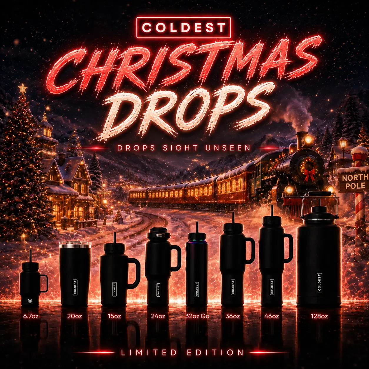 COLDEST Christmas Bottle Vault Drops